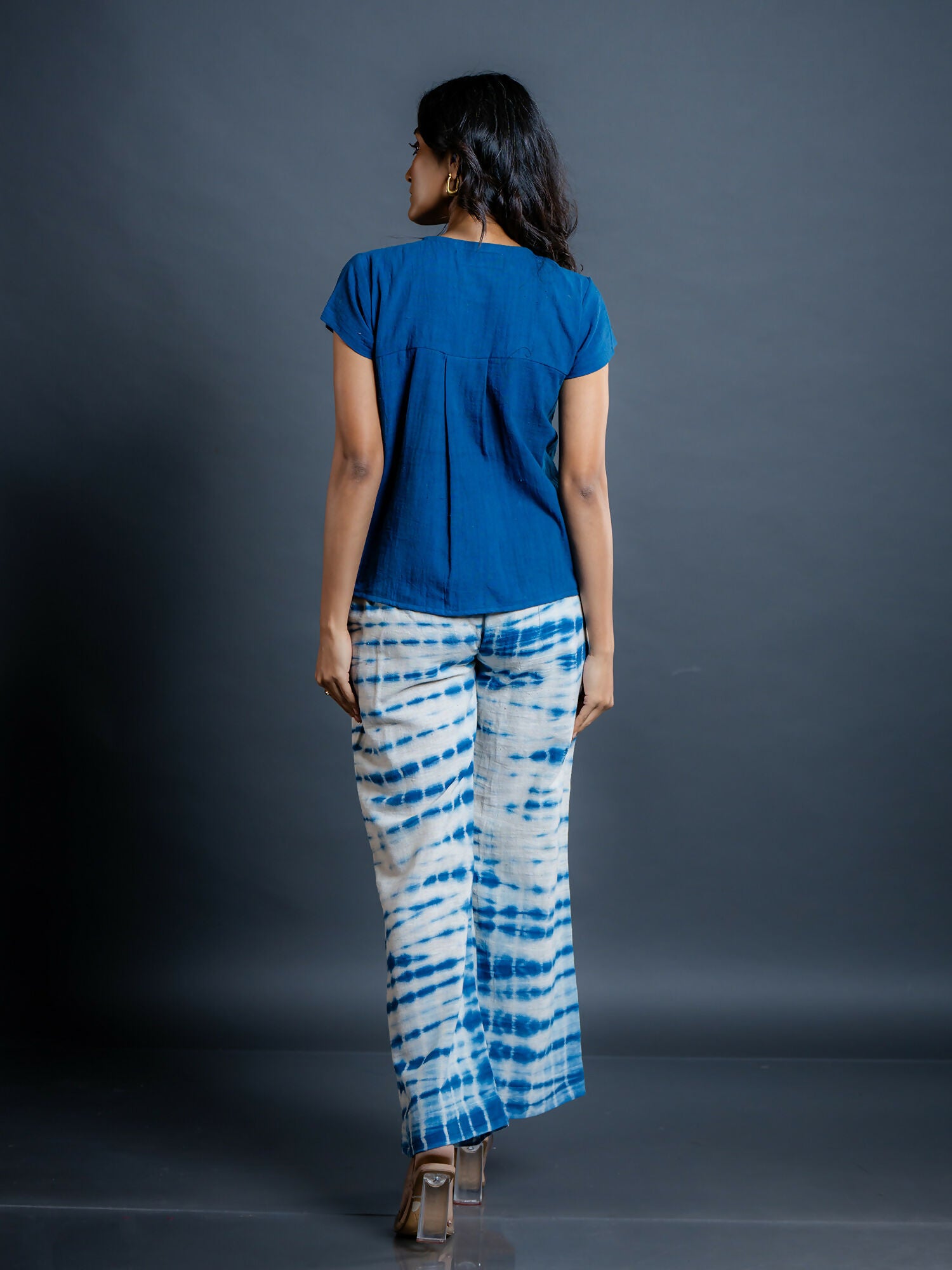 Ocean Mist Handwoven Kala Cotton Co-ord Set