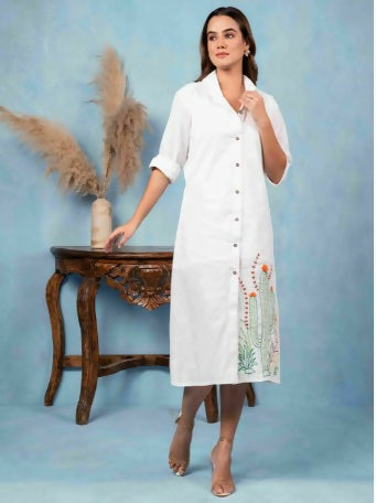 White Cactus Tunic