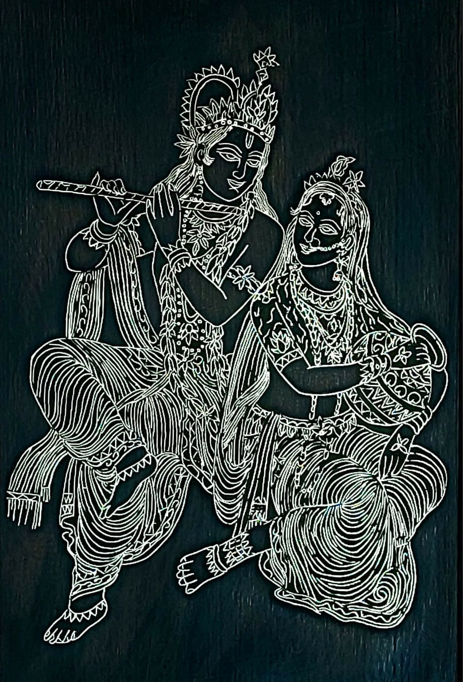 Radha Kishan Painting