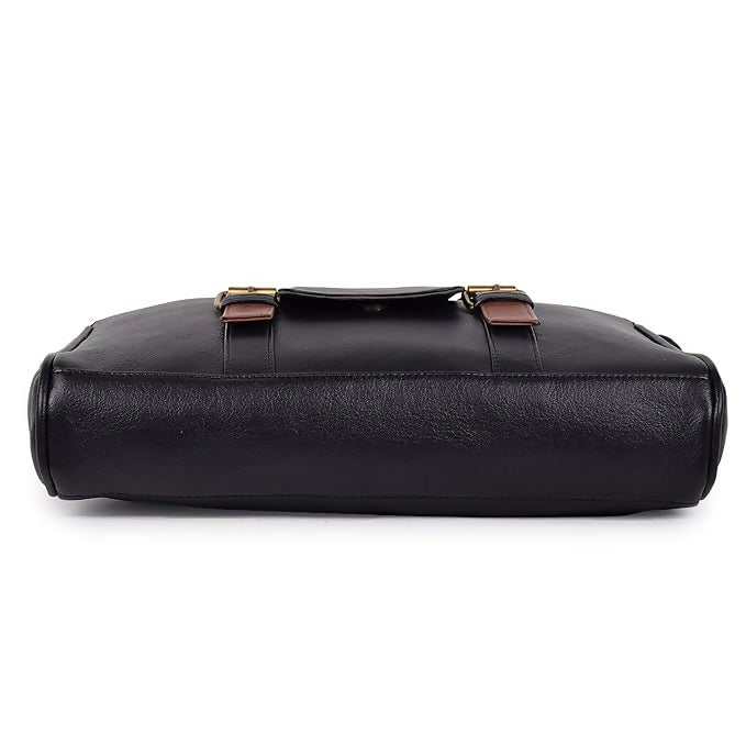 FERNWEH Leather 15.6 Inch Laptop Messenger Bag for Men | Laptop Compartment with Adjustable Strap| Multi-Colour Dimension (L16 x W3 x H12 Inches). Multicolour