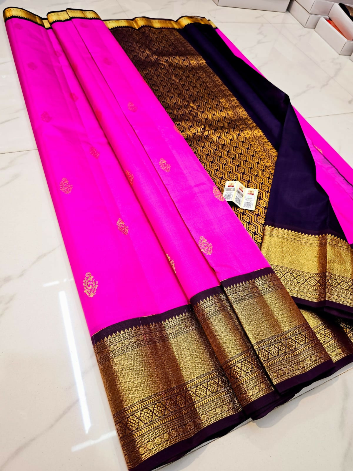 Modern Madras Drape