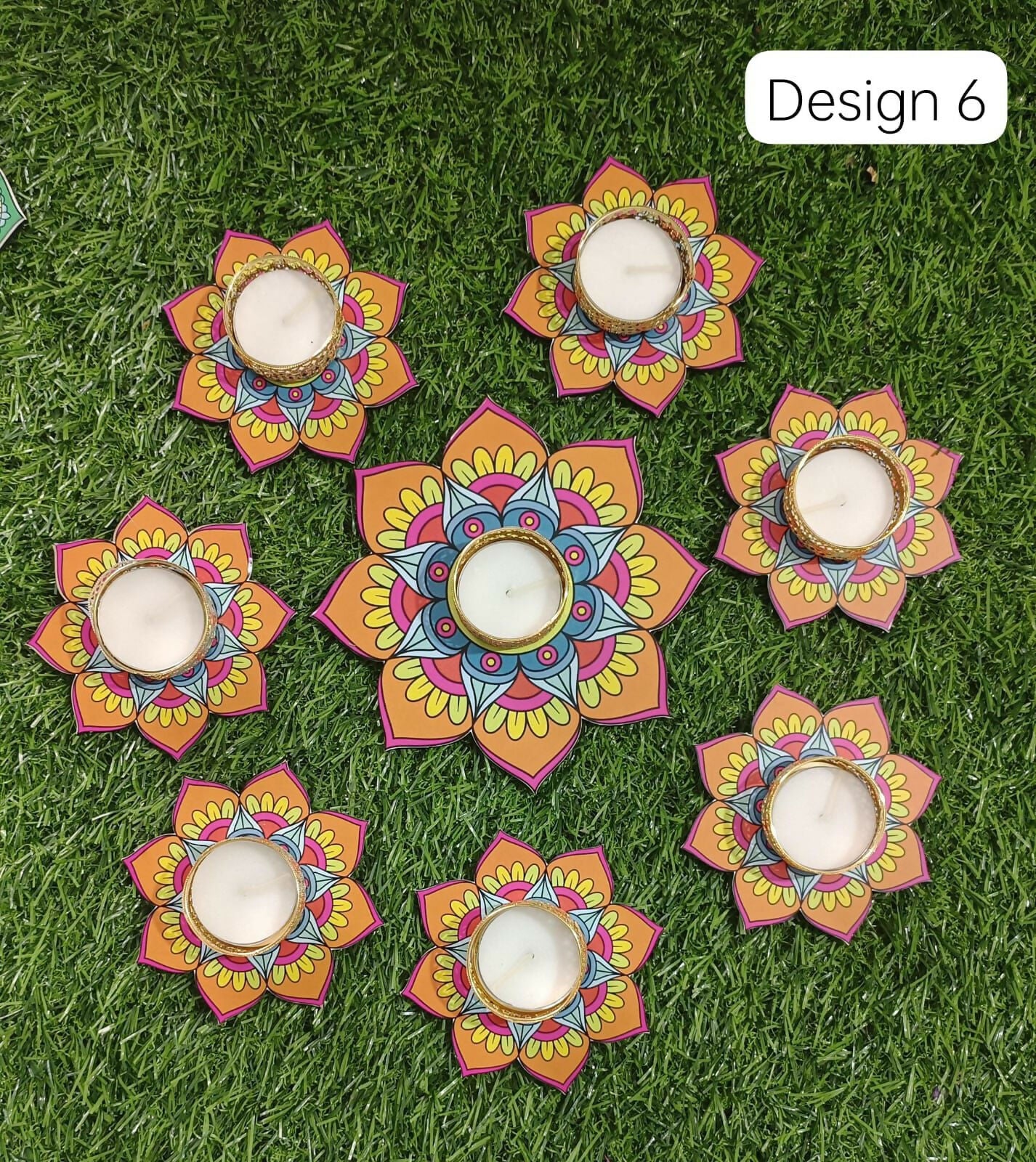 Rangoli Diya Set